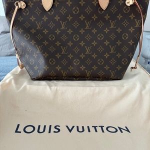 Louis Vuitton Neverfull MM NM Beige